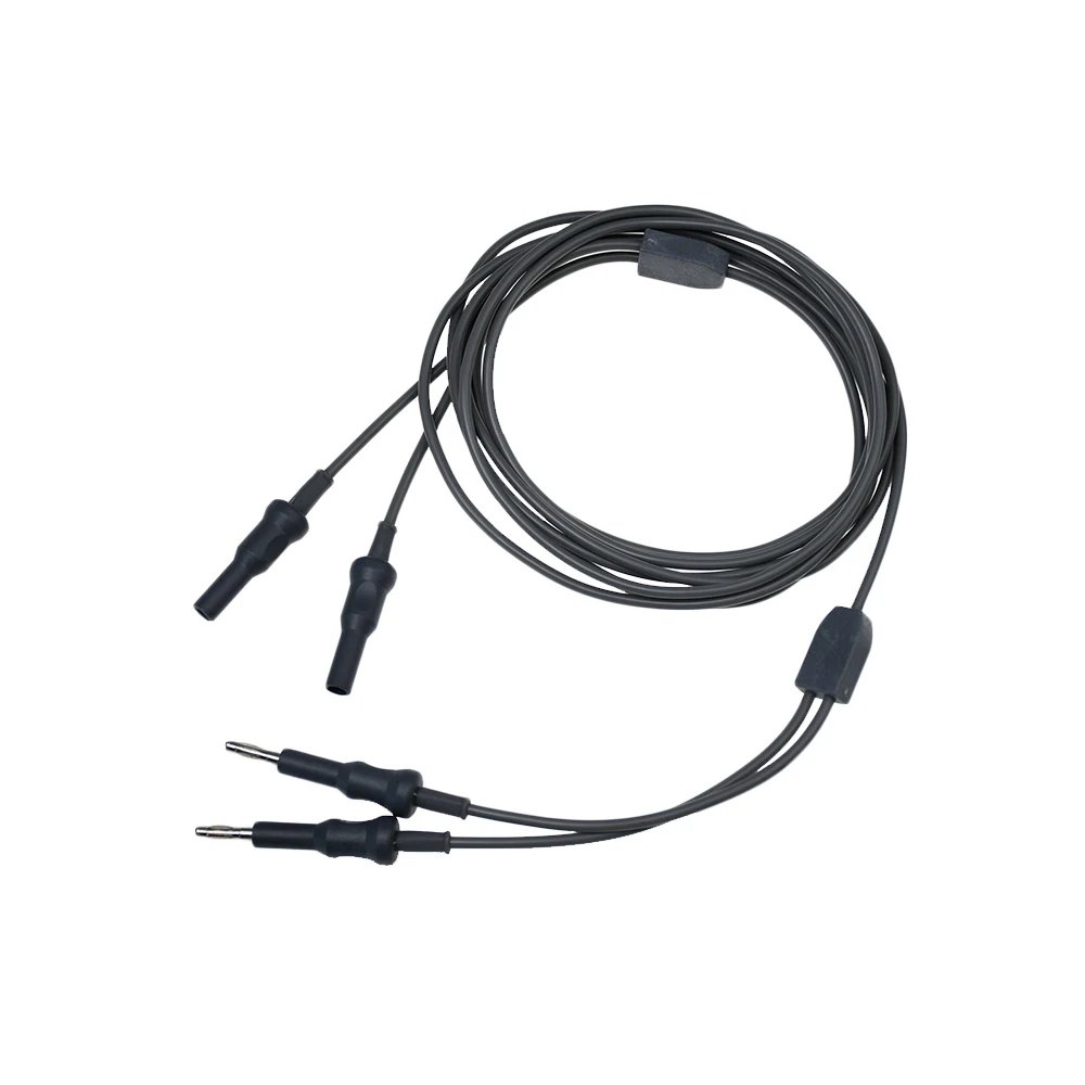 

Кабель Foreceps с двойным разъемом типа «банан» 4.0 на гнездо 4,0, кабель из ТПУ длиной 3 м