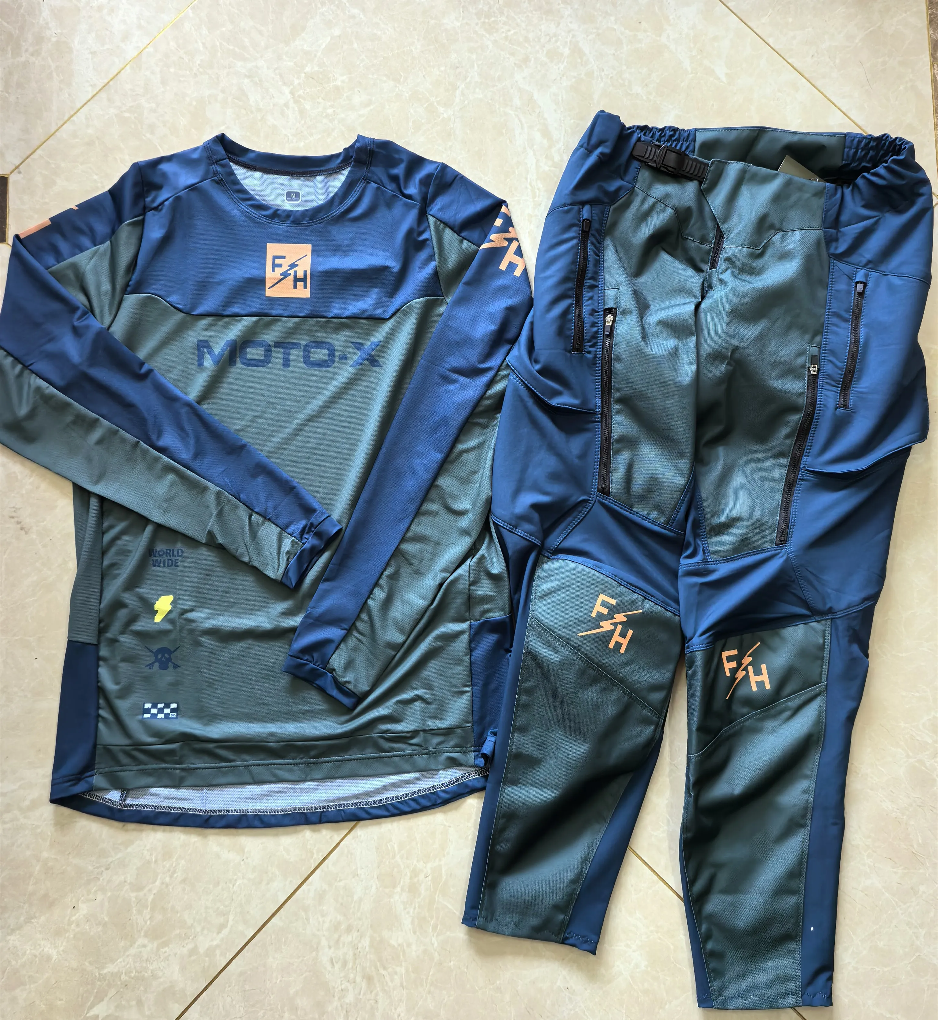 2027 FH Ranger Enduro Offroad Motocross-Ausrüstungsset Dirt Bike Combo Motorrad MX Trikot und Hose – Detail 5