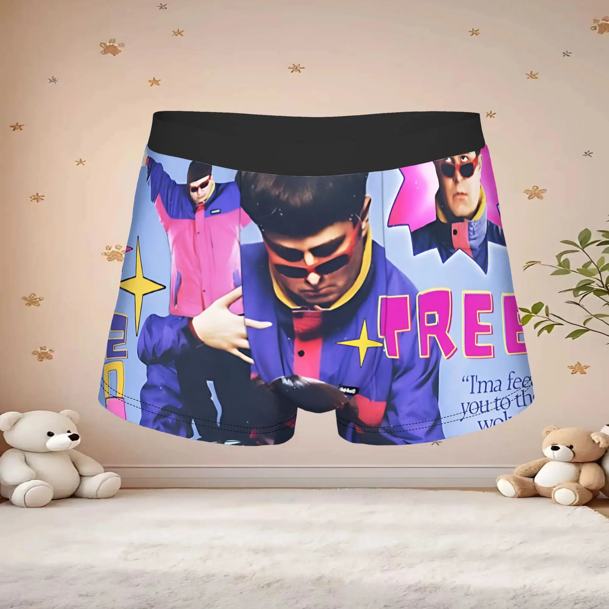 1pc Popular Oliver Tree boxers  Personalized Panties Men's Underwear Comfortable Shorts Boxer Briefs