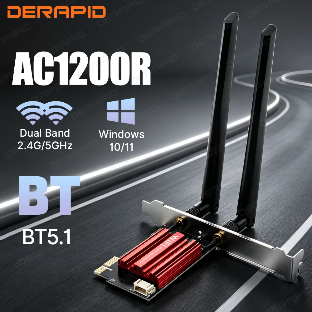 placa-de-rede-wifi-pcie-ac1200-bluetooth-51-1200mbps-dual-band-24ghz-5ghz-867mbps-adaptador-de-rede-para-desktop-para-win10-11-mu-mimo