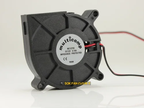 

NEW Multicomp 6015 Blower 12V 0.18A holesize 70mm laptop MC12755 cooling fan
