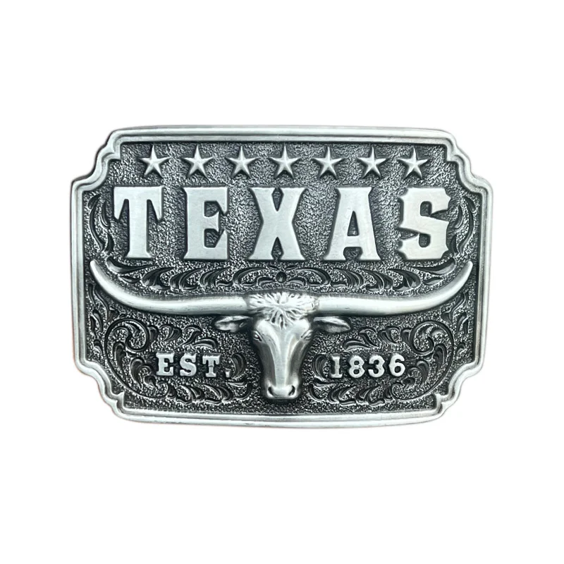 Texas bullhead belt buckle Western style