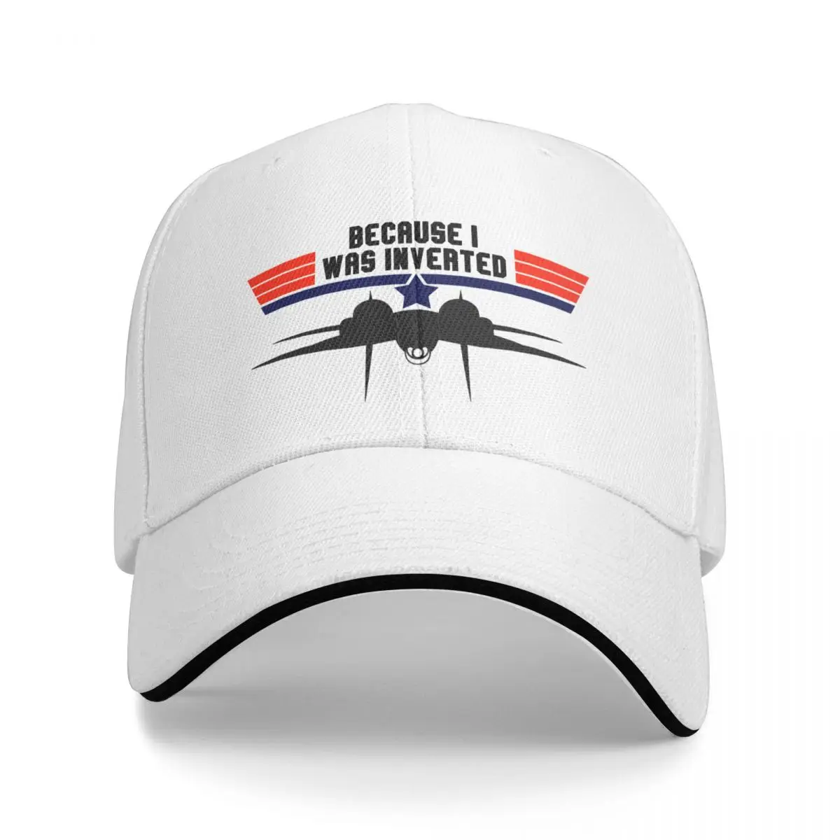 Top Gun Because I was Inverted Baseball Cap Luxury Man Hat Hat Man For The Sun Golf Cap Mountaineering Women's Golf Wear Men's