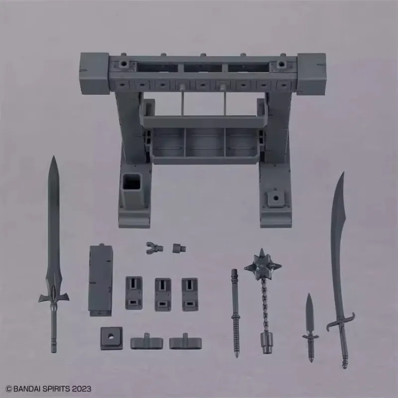 In Stock BANDAI Original 30MF ITEM SHOP 3 OPTION Swords Shelf Anime Figure Assembly Model Toy Collectible Ornament Gift Children
