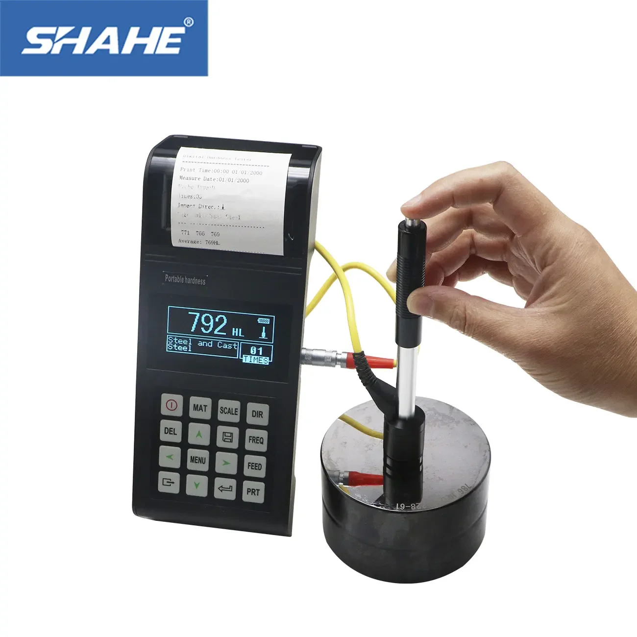 

Portable Digital Leeb Hardness Tester With Printer Tester For Metal Materials Durometer Tester Meter SL-160