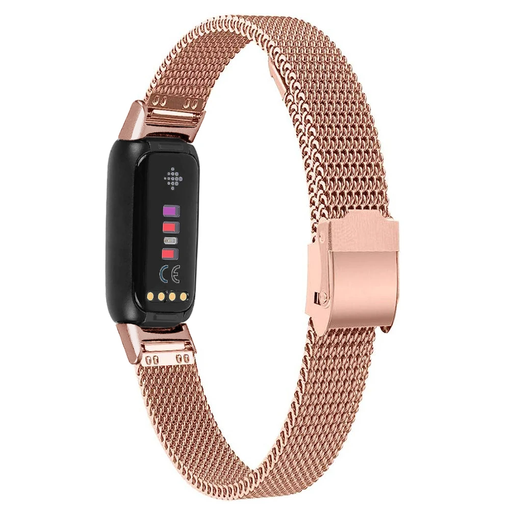 Nuovo cinturino in maglia di qualità per Fitbit Luxe cinturino per orologio da donna in acciaio inossidabile per Fitbit Luxe