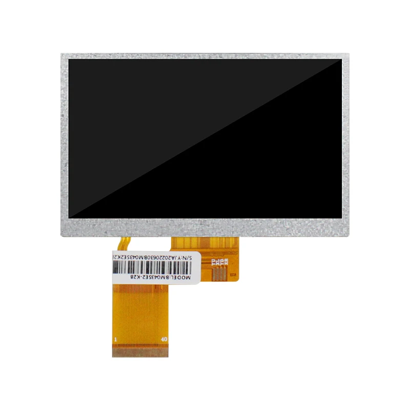 4.3 inç ortak ekran 480x272 parlaklık 280 TFT LCD ekran Modul 40PIN RGB endüstriyel araba ekran ahududu Pi için