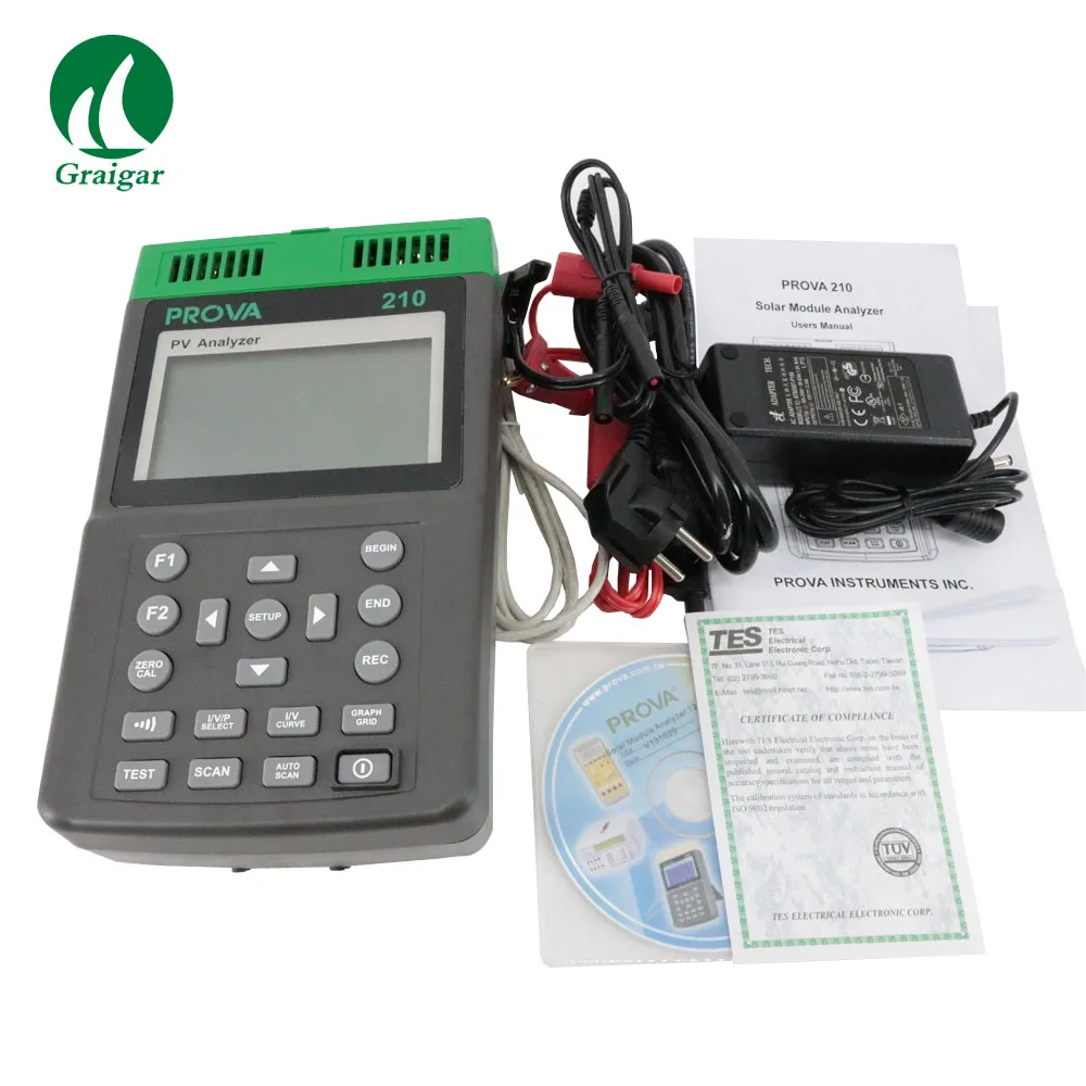 2026 PROVA-210(12A60V) Solar Module Meter Electronic Power Solar Meter with 1 Year Warranty