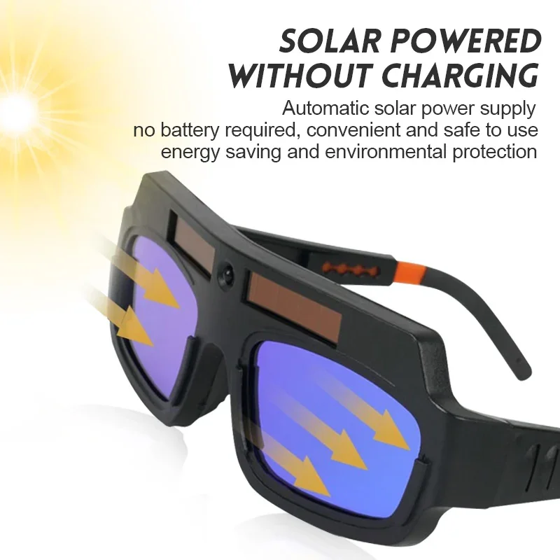 Automatic Darkening Dimming Welding Glasses Argon Arc Welding Solar Goggles Special Anti-glare Eye Protection Glasses Tools