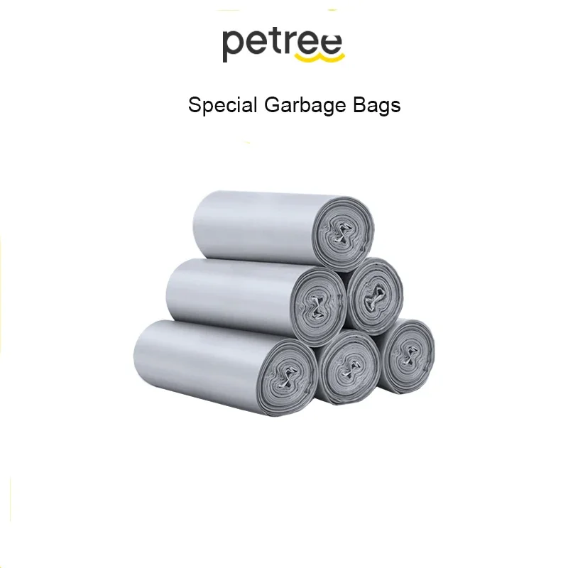 Original Petree Poop Bags For Petree Automatic Self Cleaning Cat Litter Box 6 Rollers 120pcs Bags