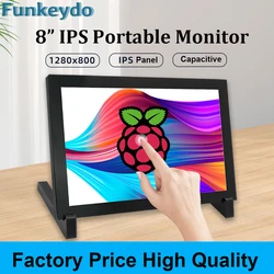 Raspberry pi 5 8 Polegada ips tela de toque lcd 8.0 