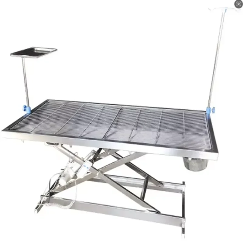 Electric Lift Pet Operating Table Stainless Steel Pet Dissection Table Surgical Instruments for CH Veterinary Equipment
