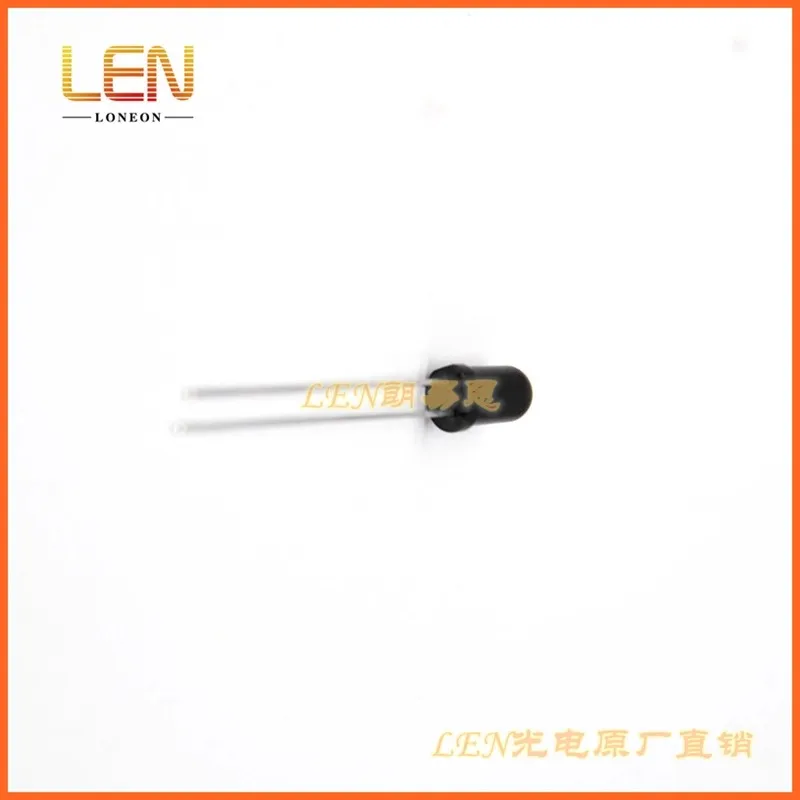 10PCS LTR-3208E infrared photosensitive receiver tube phototransistor 5mm black wavelength 940nm angle ±10°