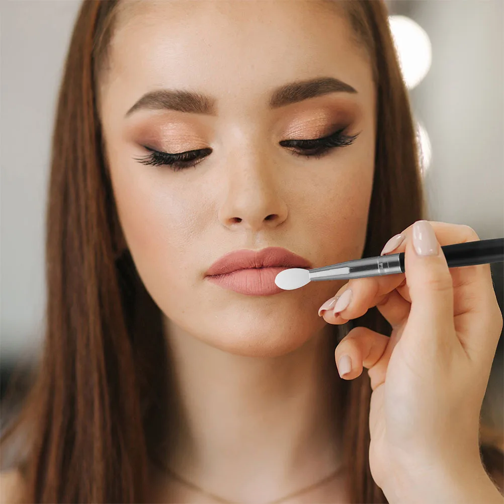 5 stuks siliconen lippenborstel kleine applicator voor lipcrème balsem glans make-up tool draagbare schoonheidsaccessoire voor vrouwen cadeau