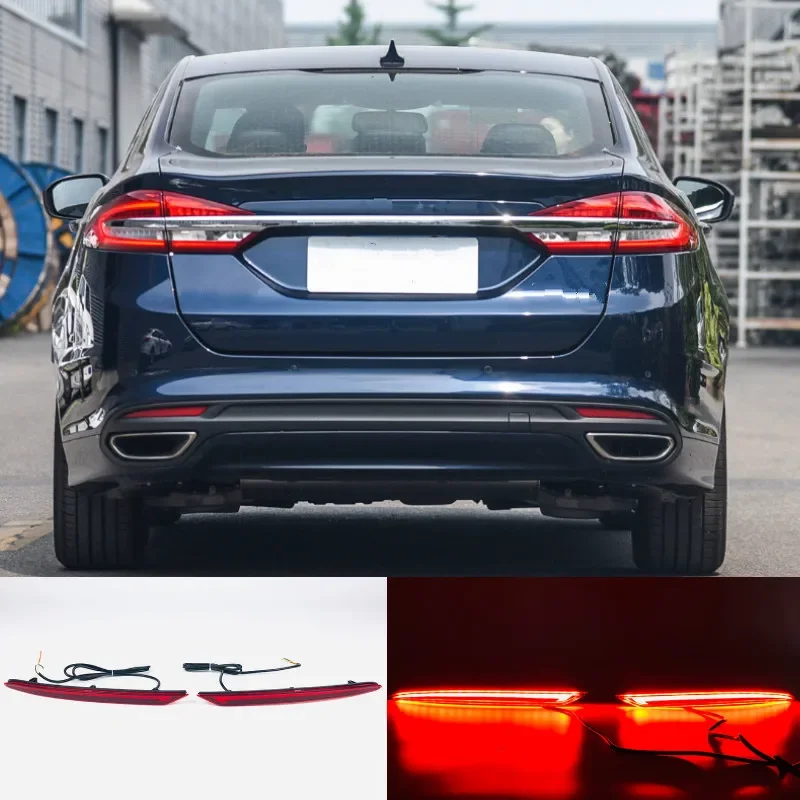 

Multi-function LED Bumper Light Rear Fog Lamp Brake Light Turn Signal Light Reflector For Ford Mondeo Fusion 2019 2020