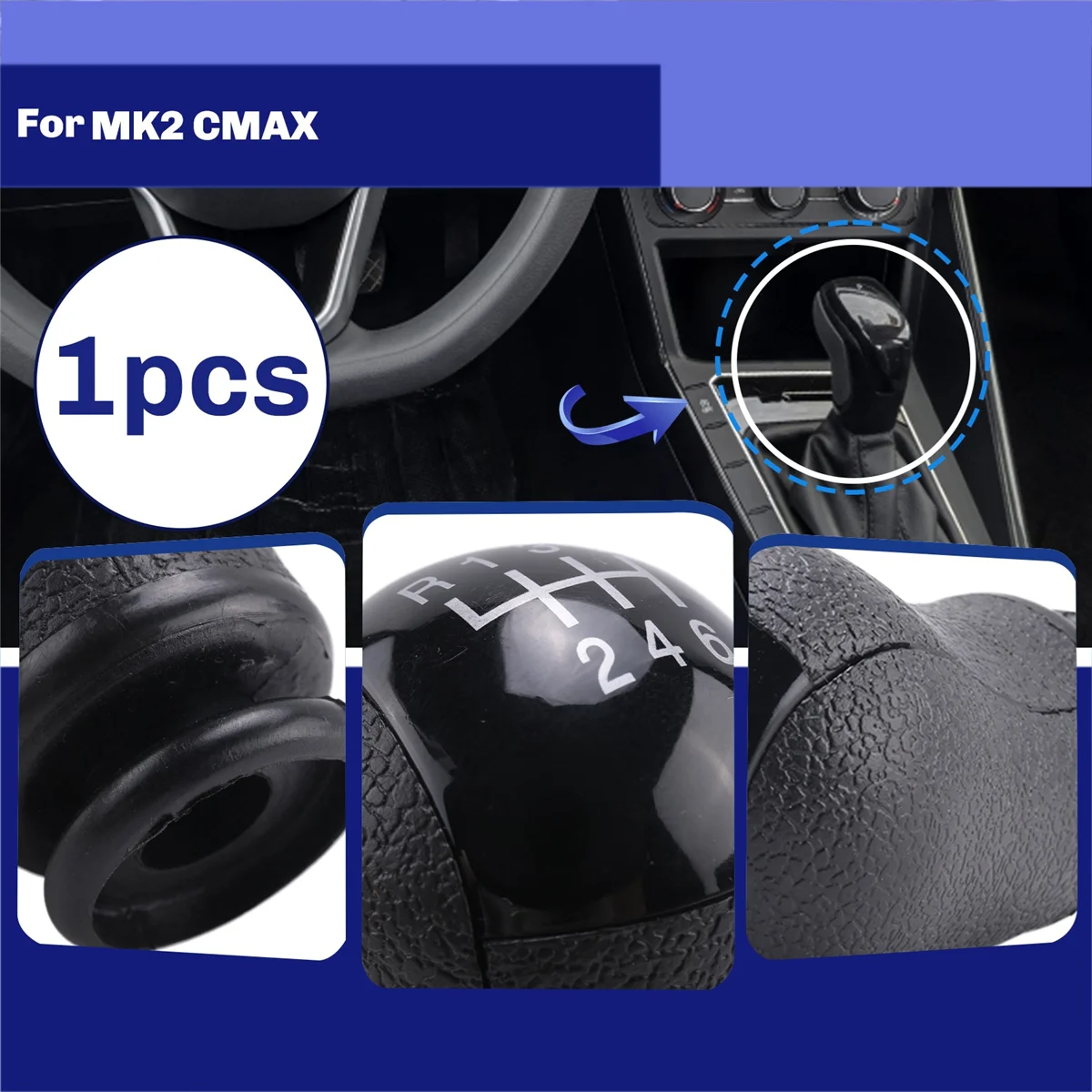 6 سرعات والعتاد عصا التحول المقبض لفورد فوكس مونديو فييستا C-Max Cmax / Transit