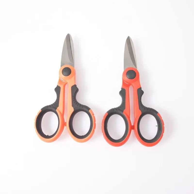 1PC Multifunctional Electrician Scissors Insulated Trunking Shears Iron Sheet Scissors Serrated Fishing Scissors