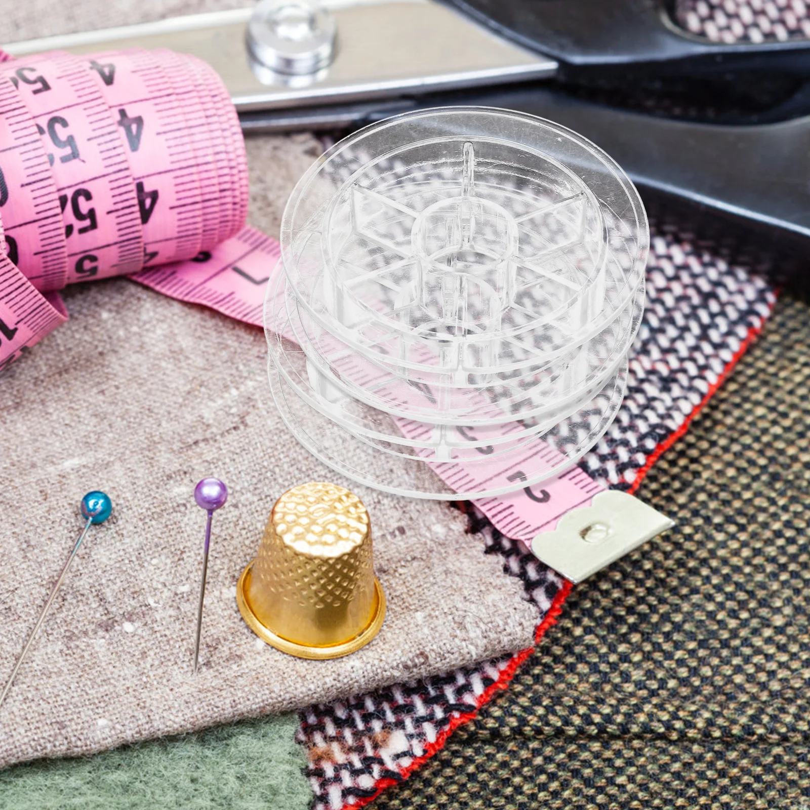 

20Pcs Sewing Thread Holders Plastic Yarn Spools Organizer for Embroidery Weaving Bobbins Sewing Machine Accessories Durable