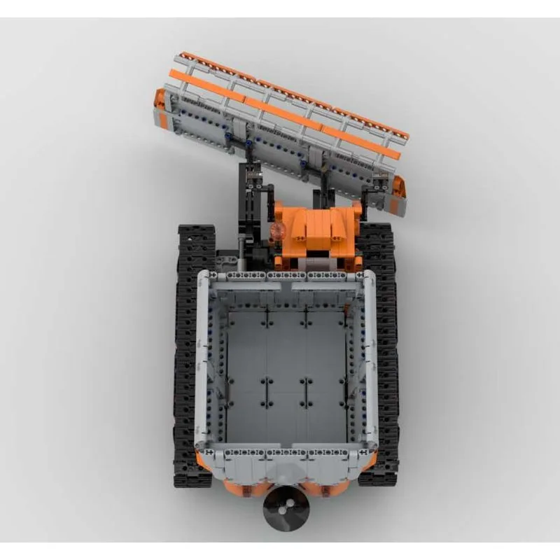 

MOC-71091 City Classic New Track Snow Sweeper Building Block Model, 1269 Parts, Boys' Children's Birthday and Christmas Toy Gift