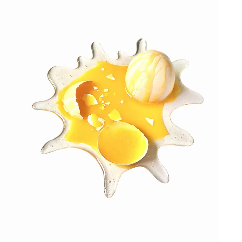 Realistischer Handyhalter mit gebrochenem Ei, lustiges Streichspielzeug mit Dekompressionsstütze für Schreibtischdekoration, Gag-Geschenk für Freunde