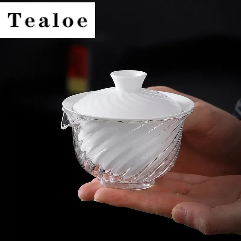 

Mutton Fat Jade Outdoor Travel Tea Set Household Portable Spiral Striation Tea Set Retro 1 Pot 3 Cups Tea Maker Stock Bags Craft