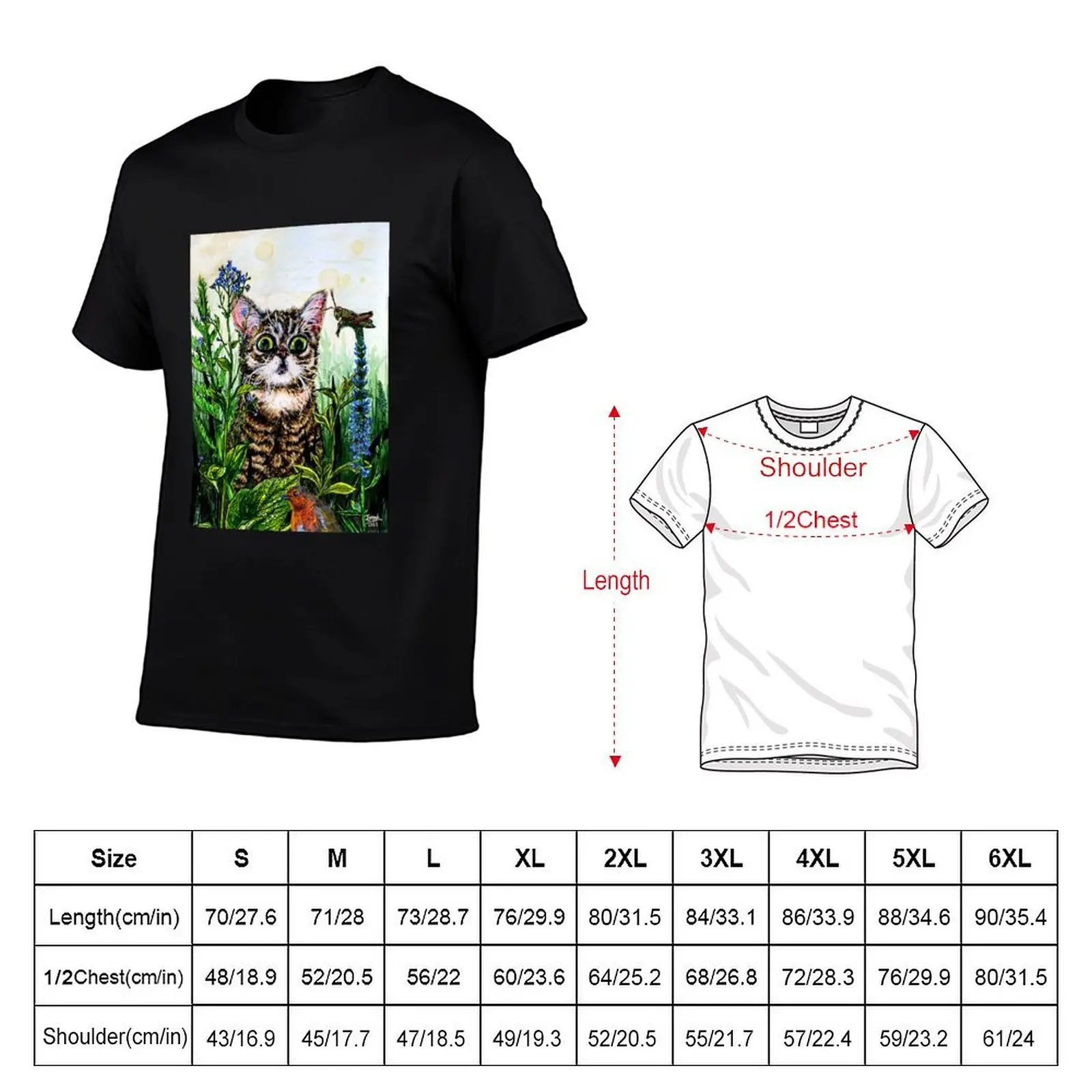 Lil Bub exploring T-Shirt anime tshirt man t shirt heavy cotton T-Shirt