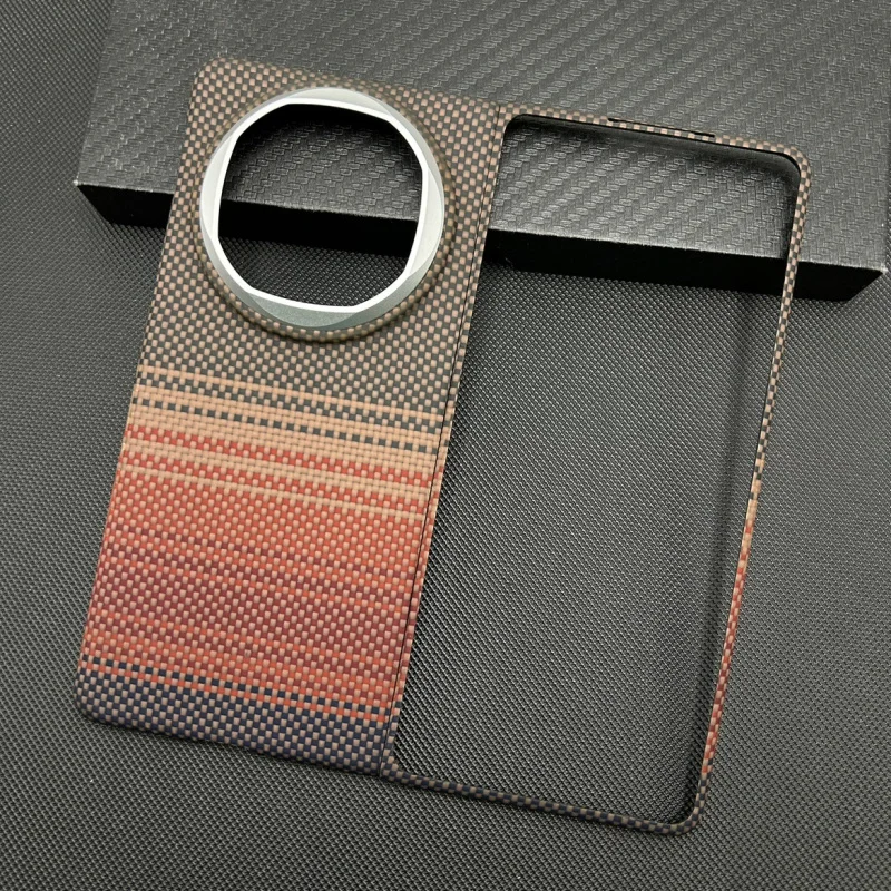 Applicable to HuaweimateX6Mobile Phone Case Kevlar Magnetic Attraction Aramid Fiber Protective Cover Business Personality