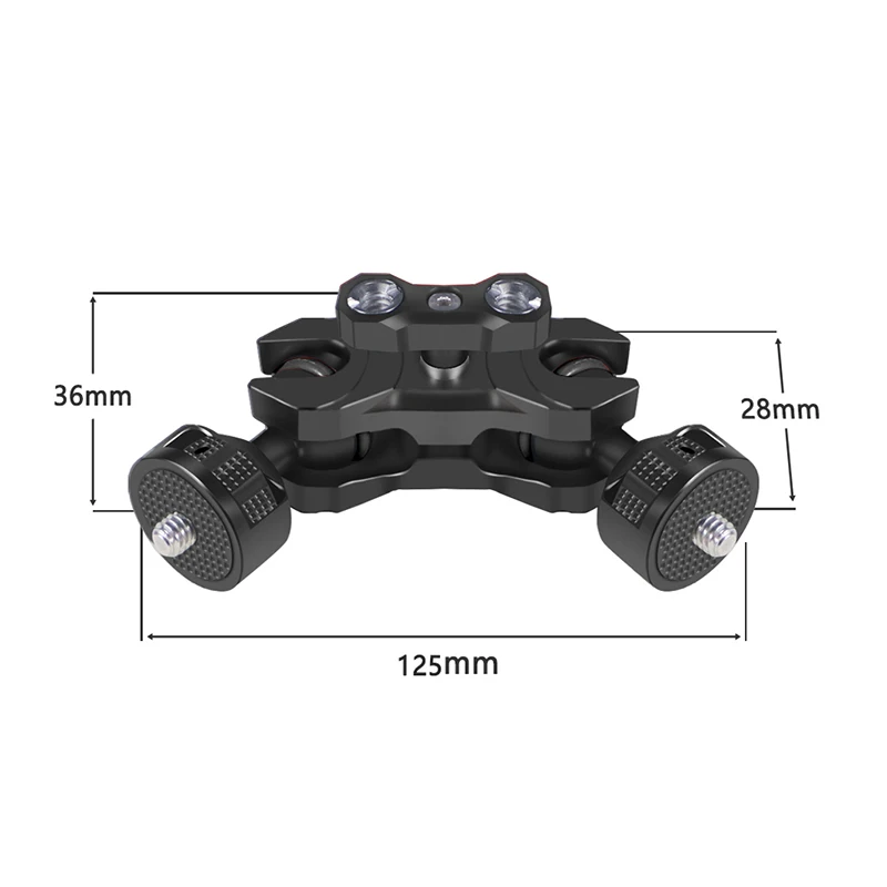 Doppelte Kugelköpfe Magic Arm 1/4'' 3/8'' Schraube für DSLR Kamera Monitor Mikrofon Video Licht Super Clamp Kamera Käfig Halterung – Detail 38