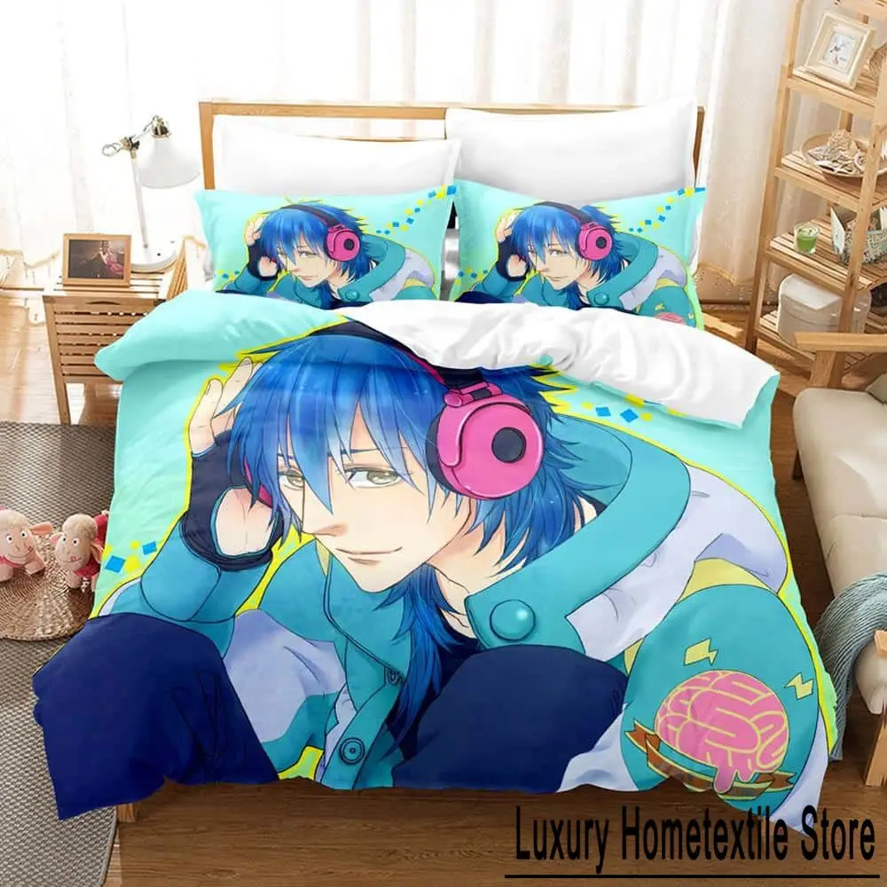 New 3D Print Anime Bed DRAMAtical Murder Bedding Set Single Twin Full Queen King Size Bed Set Adult Kid Bedroom Duvet cover Sets