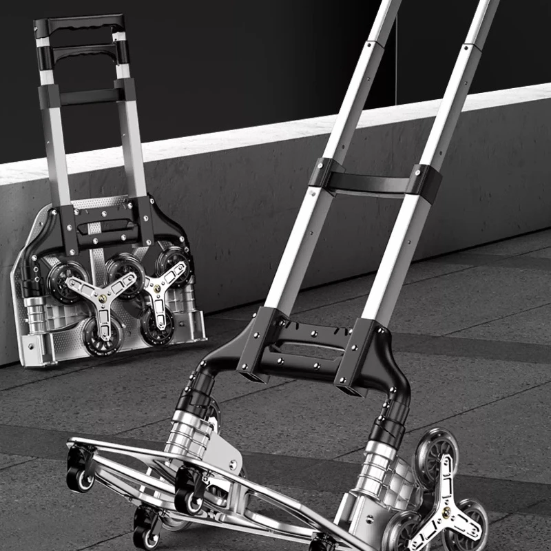 

Shopping Trolley Home Shopping Cart Folding Light Climbing Stairs Artifact Handling Trolley Trailer