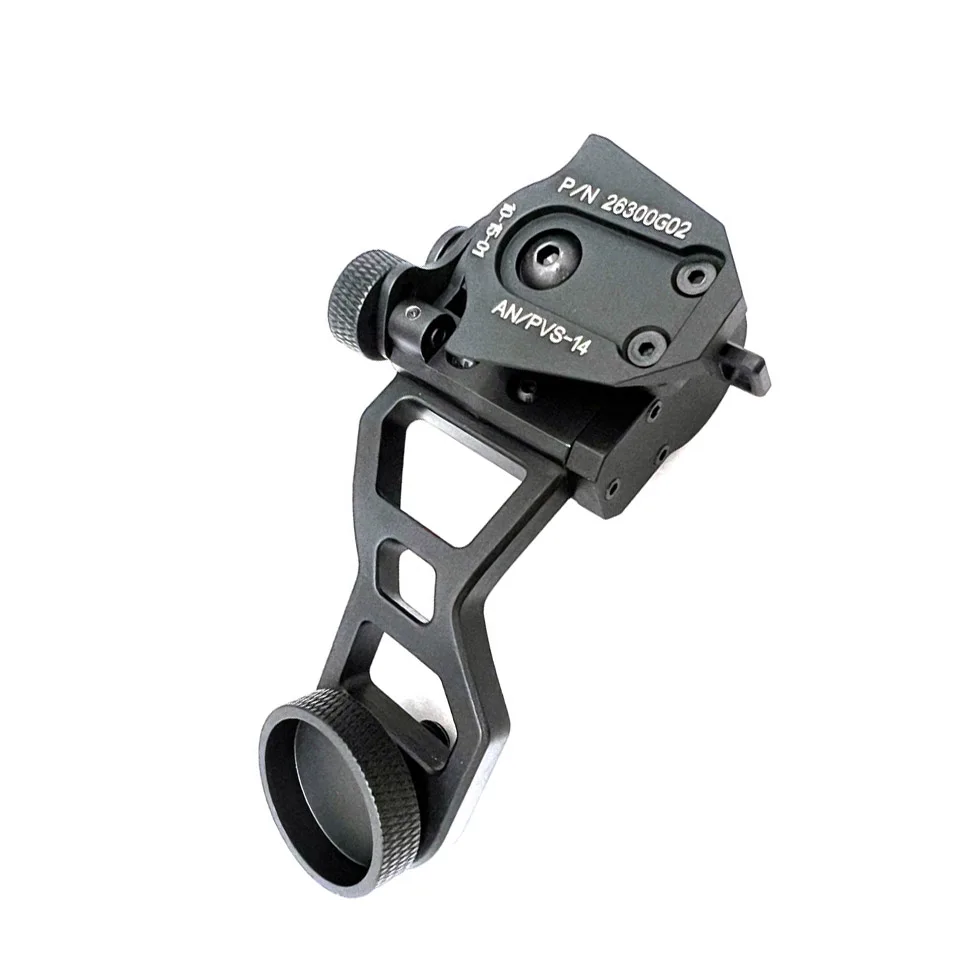 

Tactical CNC Metal J Arm Bracket Tactical Metal Mount Aluminium Alloy 26300G01 Night vision J arm for Wilcox AN/PVS-14