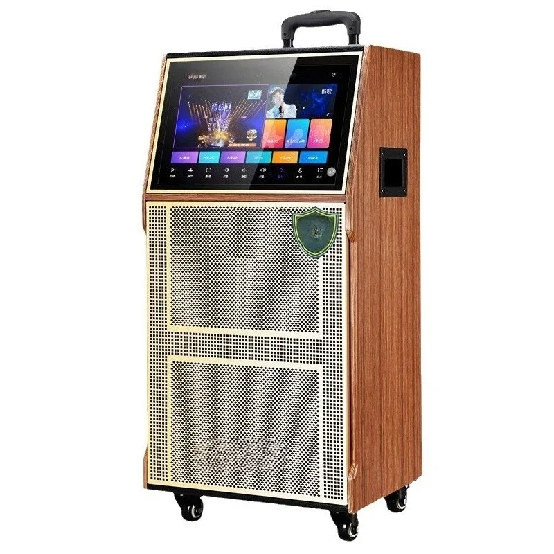 Square dance audio outdoor with display screen high definition three-way frequency tie rod movement