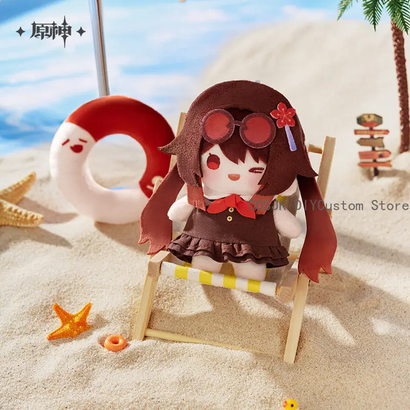 Game Genshin Impact Wriothesley Yoimiya Furina Kinich Midsummer Party Cosplay Figures Plush Pendant Plushie Keychain Xmas Gift - view 5