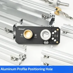 Aluminum Profile Drilling Guide Accurate Punch Driver Tool with M6 M8 Drill Hole Puncher High Performance Drill Assistant Set