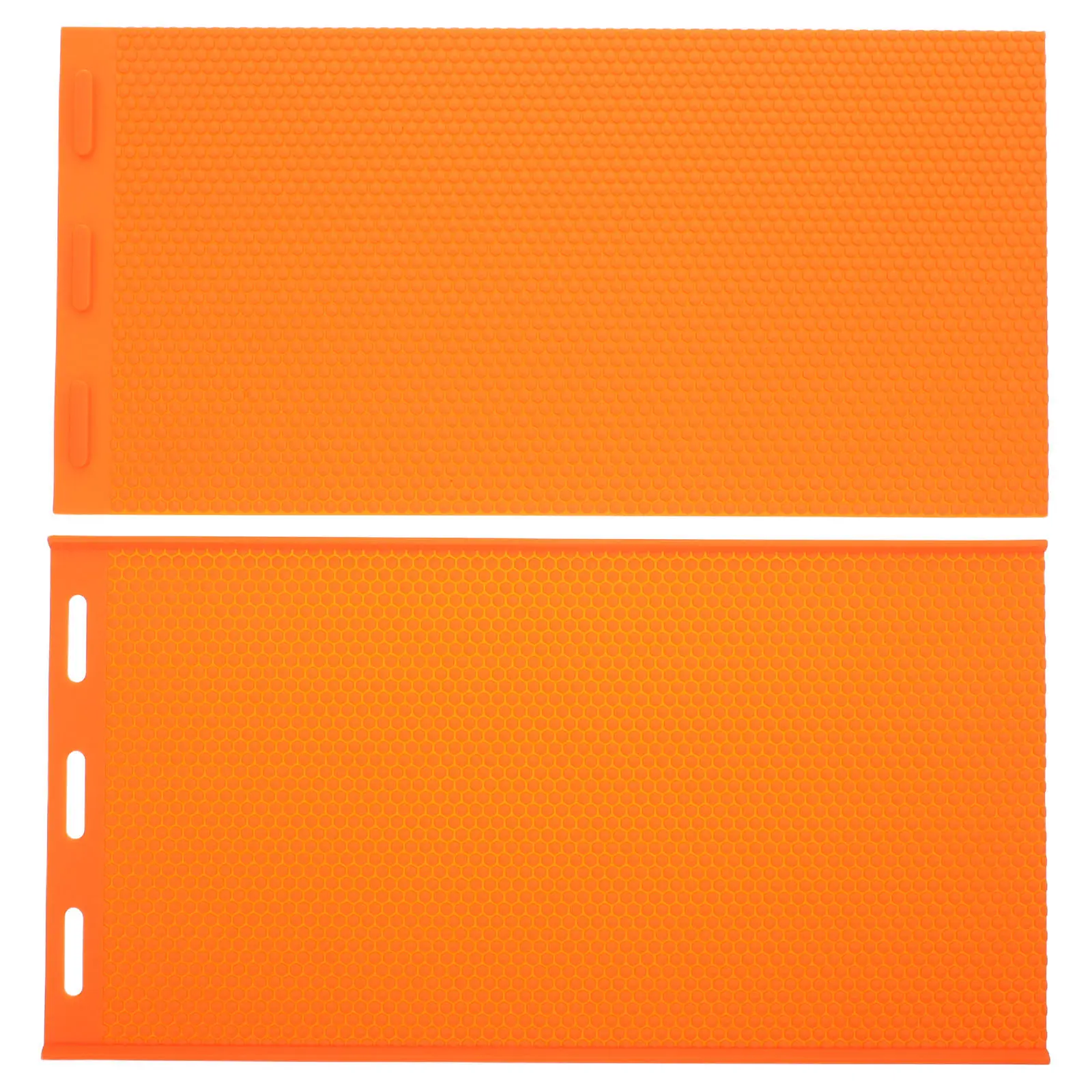Silicone Beeswax Press Sheet Mold For Professional Beekeeping Honeycomb Foundation Maker Craft Projects Orange