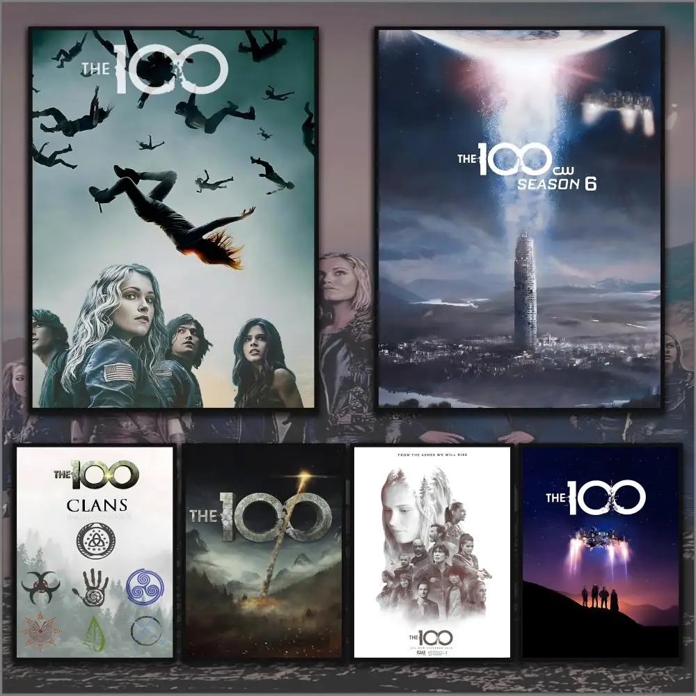 

Poster HD Anime Hot Theme Singer/OST/Movie-Waterproof Self-Stick Home Decor The 100 Season TV Series Show Movie