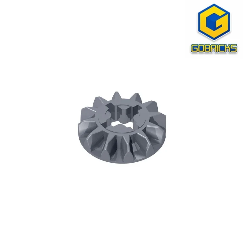 GDS-1101 Technical, Gear 12 Tooth Bevel compatible with lego 6589 pieces of children's DIY