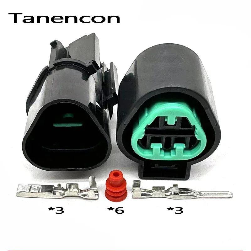 1 Set 3 Pin Kum Waterproof Electrical Automobile Connector Male Female Headlight Sensor Plug for Hyundai PB621-03020 PB625-03027