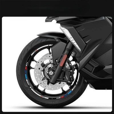 New high quality Motorcycle Wheel Sticker stripe Reflective Rim For  C400X