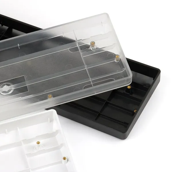

Plastic Case for 60% Mechanical Keyboard Plastic Shell Fits Most Mini Mechanical Keyboard GH60 A60 DZ60 XD60 Clear