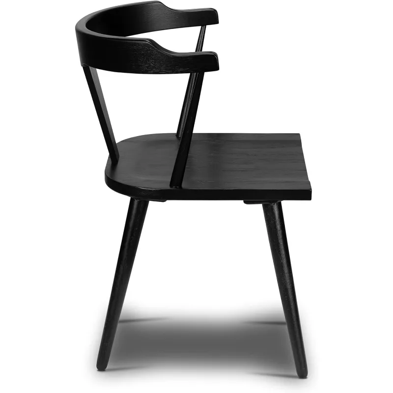 Enzo Esszimmerstühle, 4er-Set, Schwarz