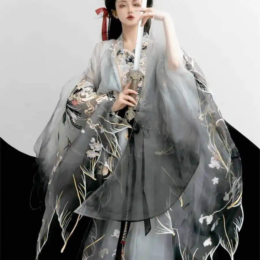 Xianhe New Super Heavy Industry Embroidery Southern And Northern Dynasties Super Immortal Hanfu Female