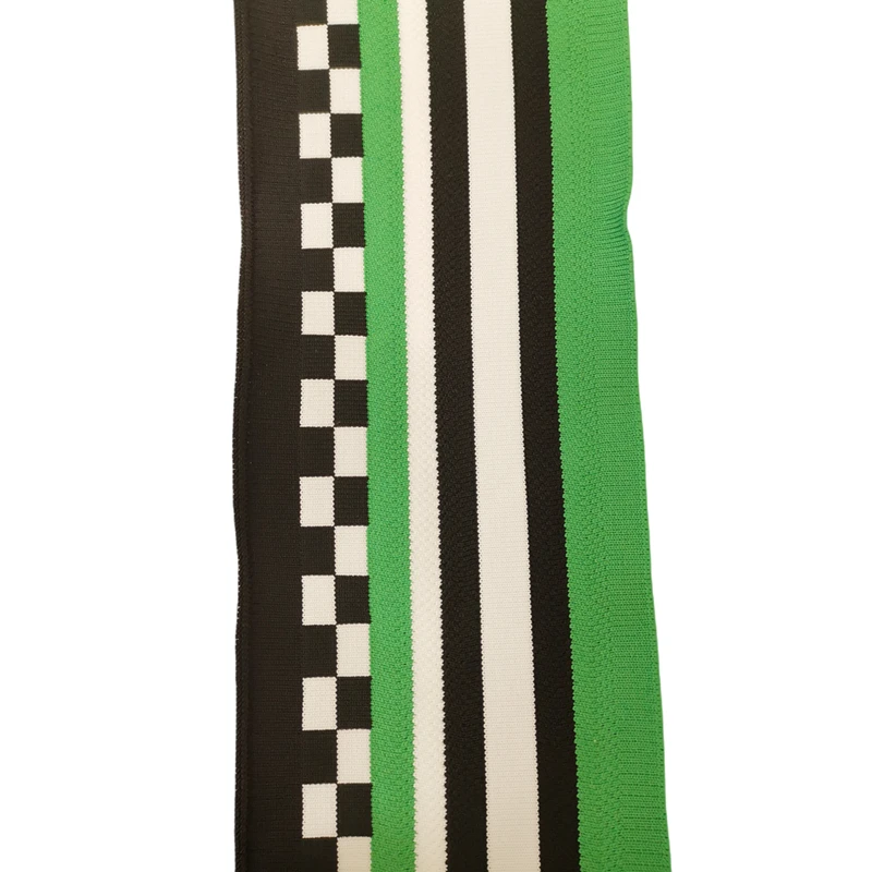 JIETAI-Square Jacquard Rib Fabric for Sewing,DIY Cloth Accessories,Waistband, Knitted Imitation Nylon Tissu, Quilting, Cuff