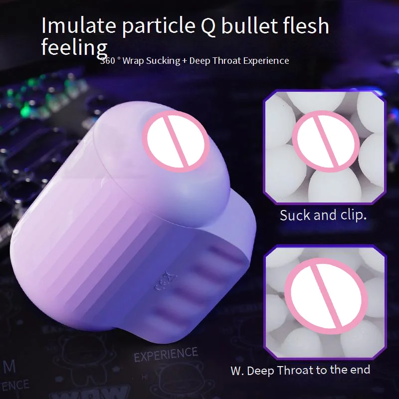 Male Sex Toys Electric Masturbator Penis Enlargement Delay for Solo Use Couple Play Bedroom Bathroom Male Masturbator\N