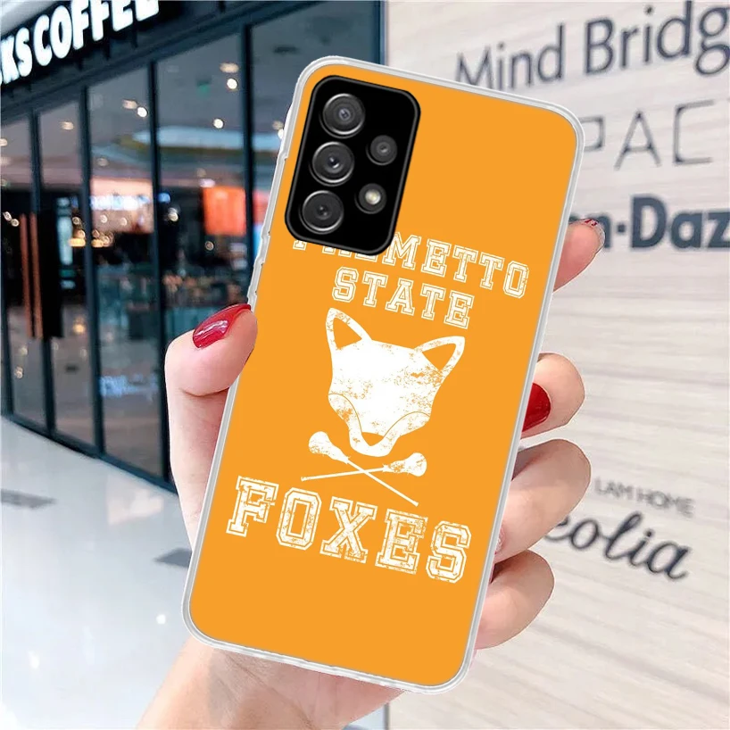 Andreil All For The Game Palmetto State Foxes Soft Phone Case for Samsung A55 A54 A53 A52 A15 A14 A13 A12 A25 A24 A23 A22 A35 A3