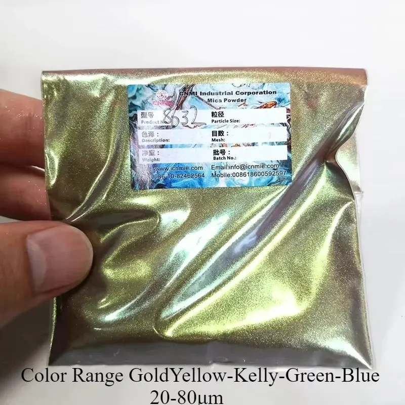 30g Glitter Chameleon Pigment Powder Color Shift Cameleon for Car Change Color Painting DIY Resin Crafts Eyeshadow Makeup Nail