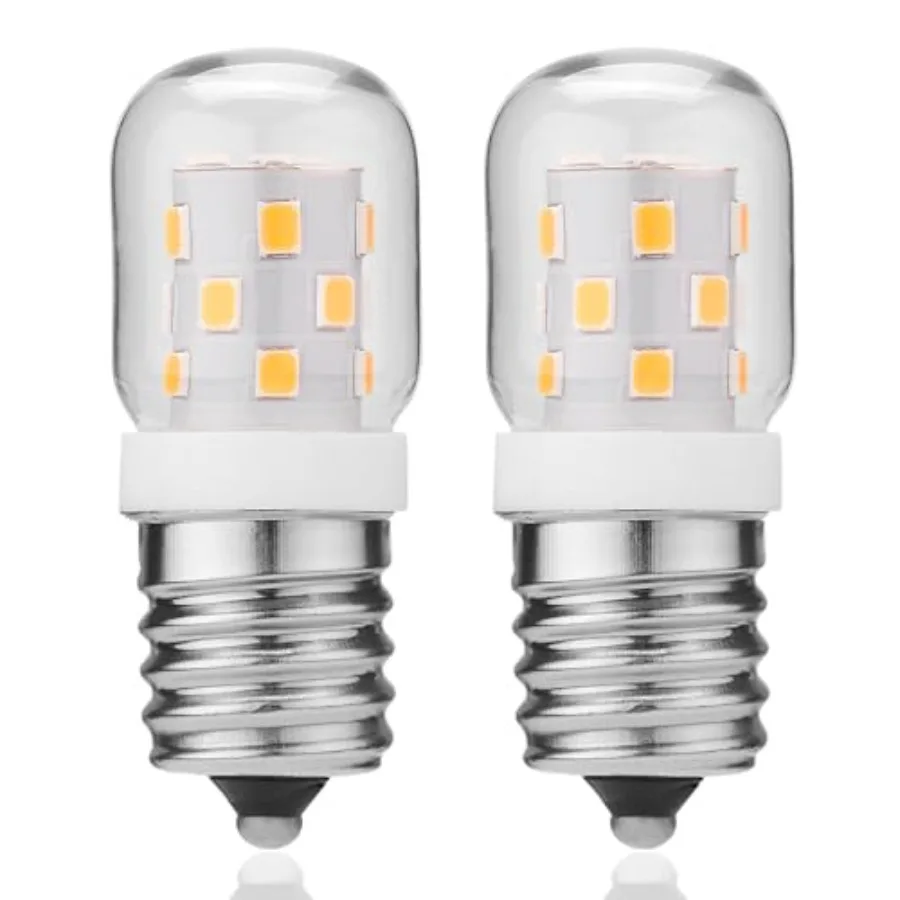 

Microwave Light Bulbs Under Hood, E17 LED Bulbs Dimmable for Range Hood, 40W Incandescent Equivalent, Fit for Whirlpool Microwa