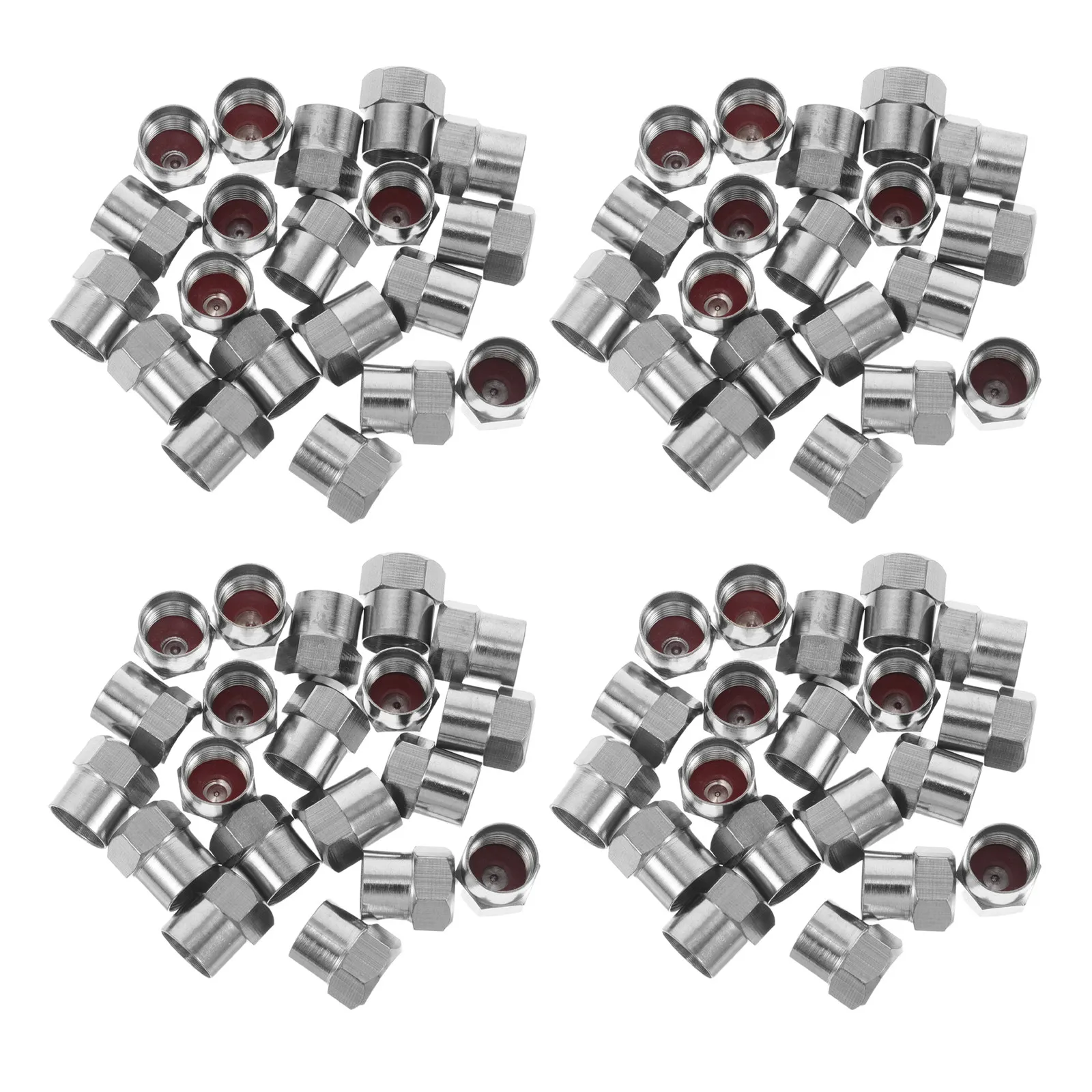 200pcs Car Valve Stem Caps: Hexagon Tire Valve Cap - Auto Tyre Dust Stems Covers For Automobile Vehicles Trucks Wheel, 9mm