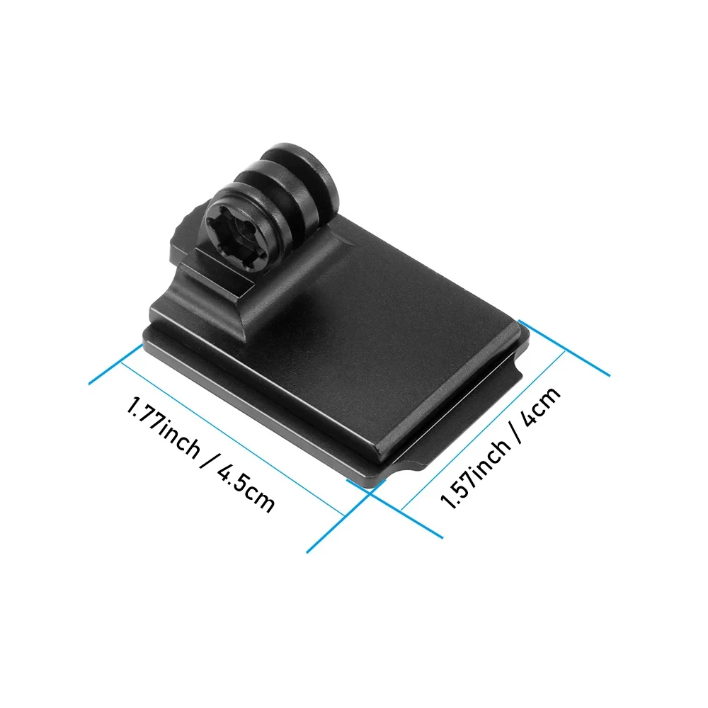 Aluminum Alloy Tactical Helmet Mount for GoPro Hero 13 12 11 9 Insta360 X5 DJI OSMO Action 6 Fast Helmet Camera Adapter Airsoft
