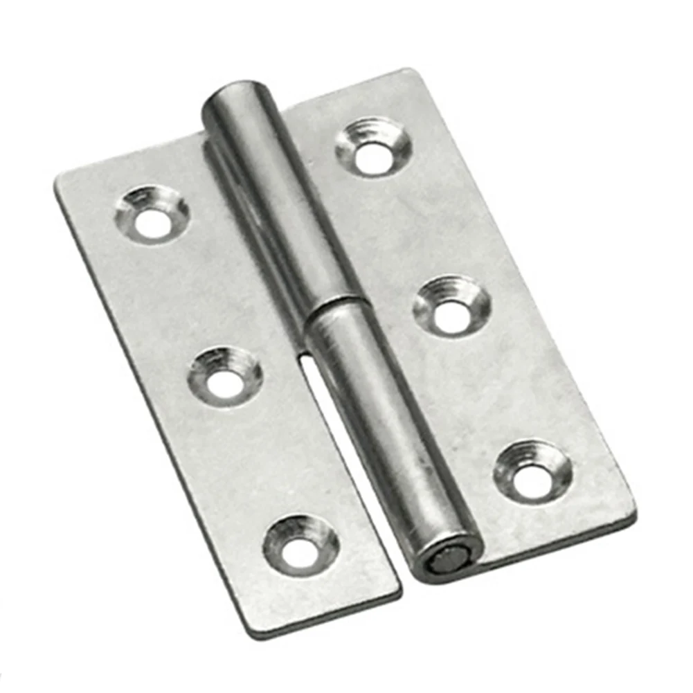 Detachable Hinge Left Handed Hinge Antirust Ability Easy To Install High Quality Stainless Steel Long Service Life